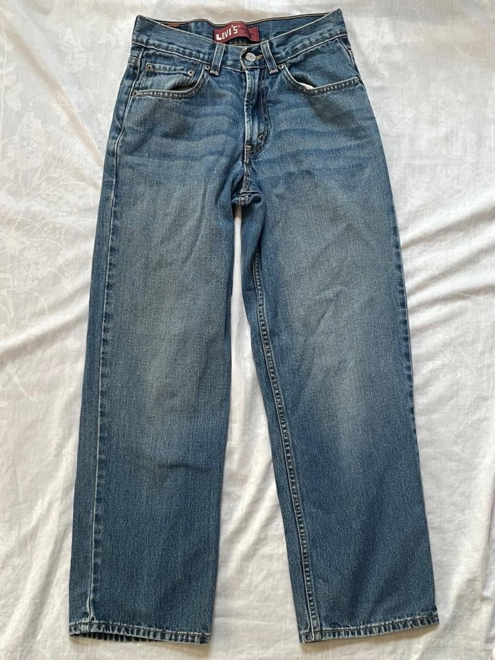 Levi's Youth Vintage Wash Straight Jeans
